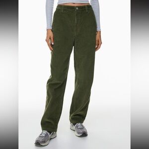 BNWT TNA Corduroy Greenwich Pant in Echo Grey